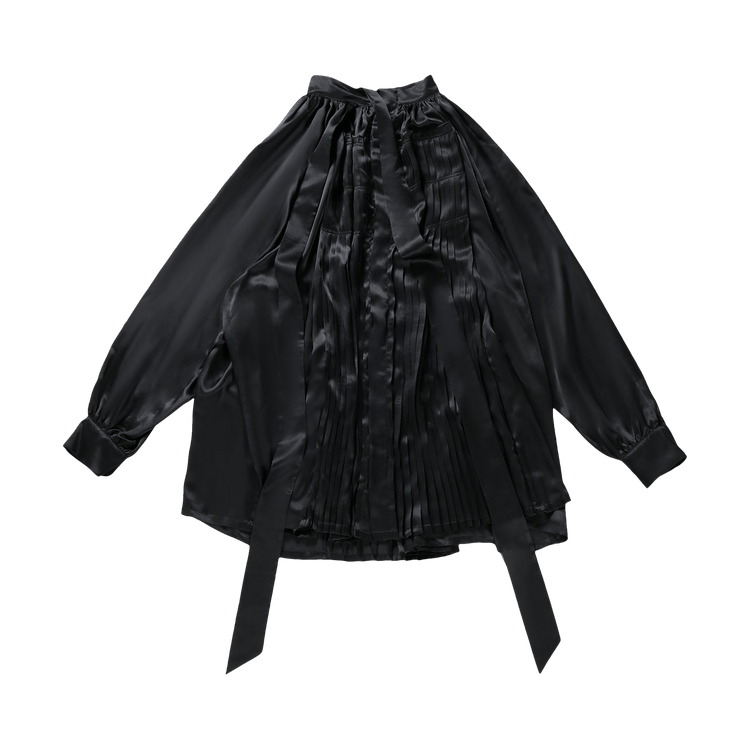 Ann Demeulemeester Likki Comfort Pleated Shirt "Black"