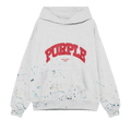 PURPLE BRAND MWT Fleece Pullover Hoodie "Grey"