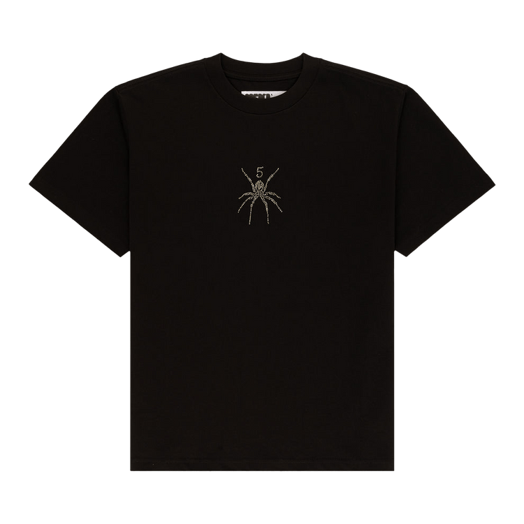 Sp5der TM Rhinestone Tee "Black"