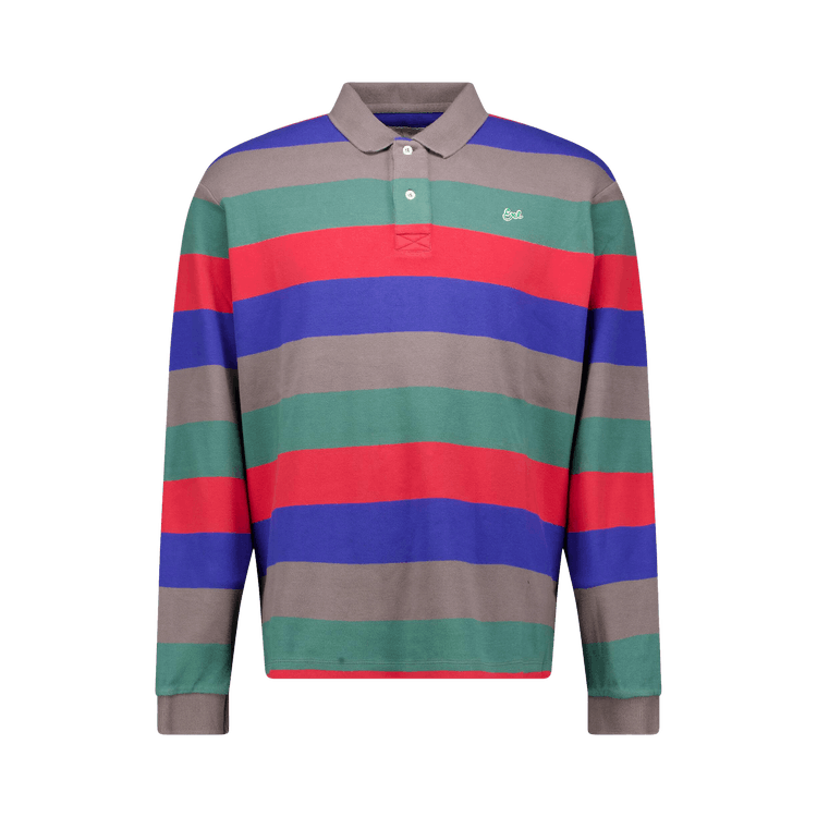ERL Striped Long-Sleeve Polo "Multicolor"