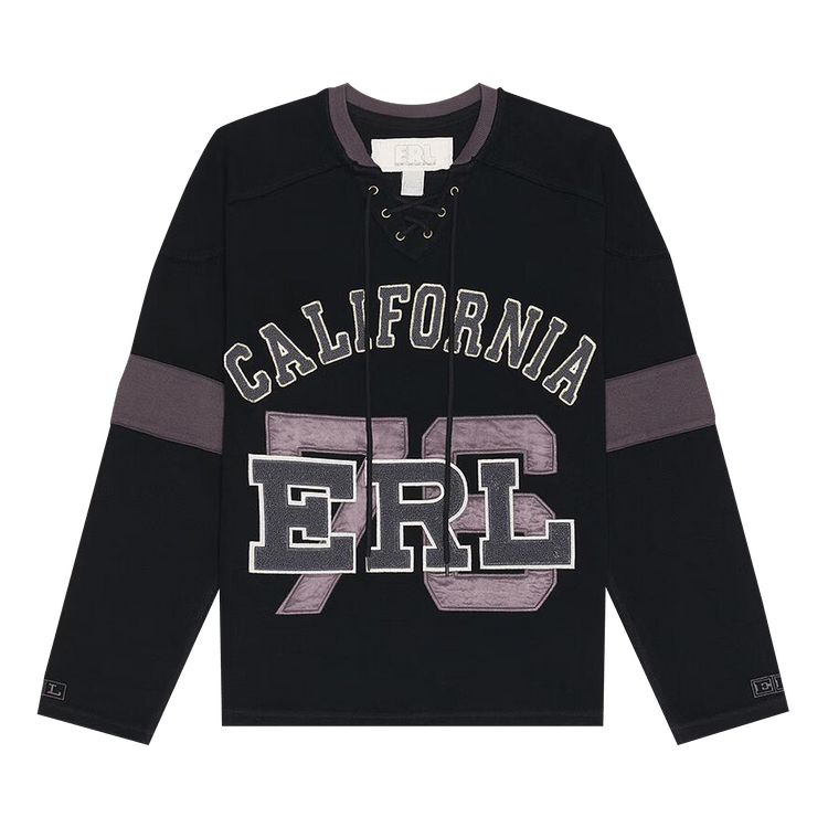 ERL Laced Hockey Jersey "Black"