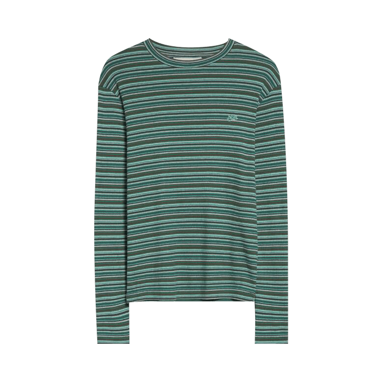 ERL Striped Long-Sleeve T-Shirt "Green"