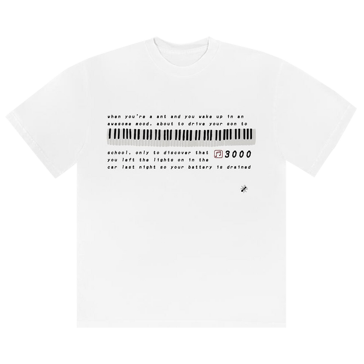 Cactus Plant Flea Market x André 3000 Cactus Track 3 Tee "White"