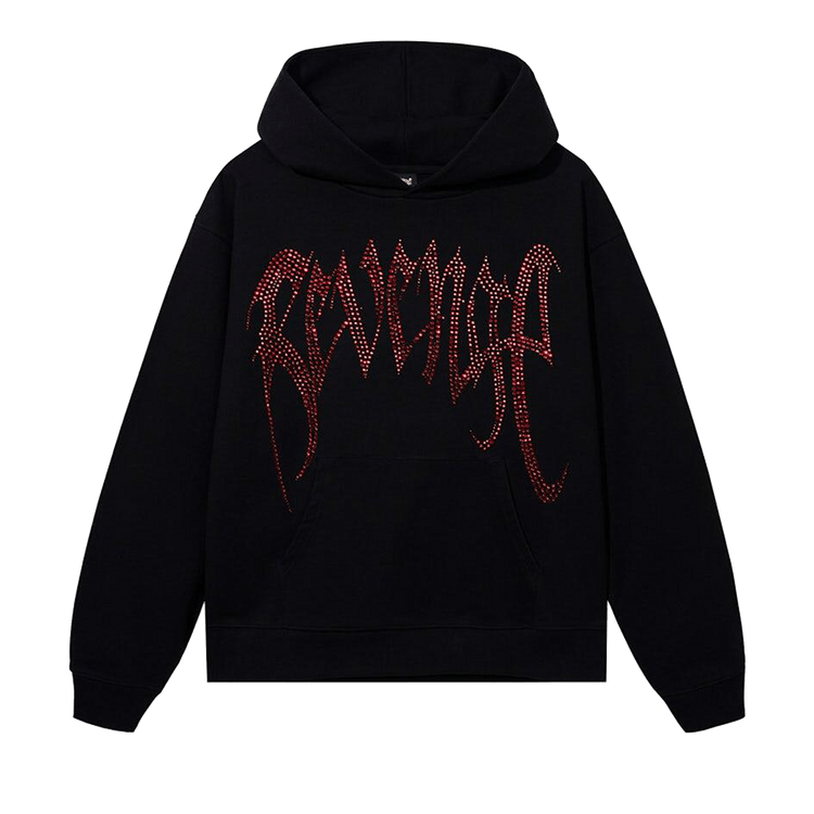 Revenge x XXXTentacion Heartbreak Bejeweled Hoodie "Black"