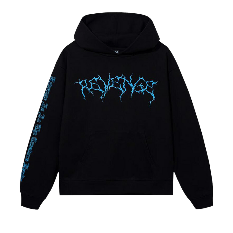 Revenge x XXXTentacion Lightning Hoodie "Black/Blue"
