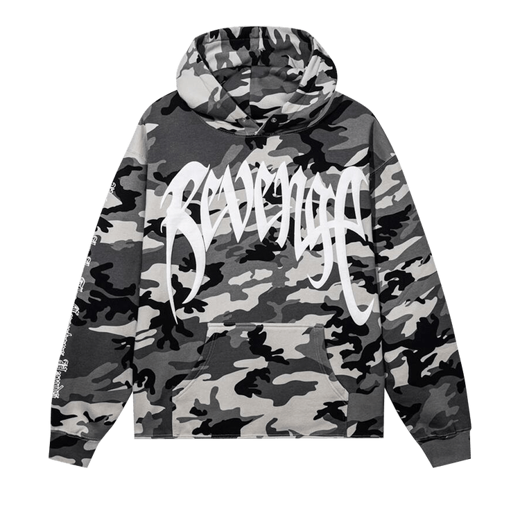 Revenge x XXXTentacion Kill Hoodie "Snow Camo"