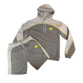 Syna World Pipe Hoodie & Short Set "Grey/Yellow"