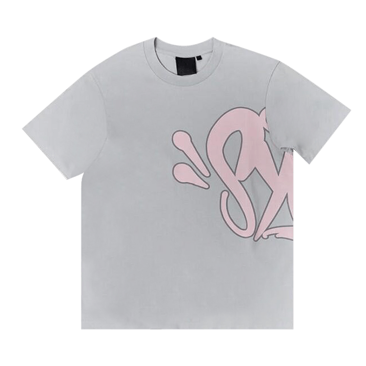 Syna World T-Shirt And Short Set "Grey/Pink"