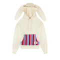 Charles Jeffrey Loverboy Patch Rabbit Ears Hoodie "Ecru"
