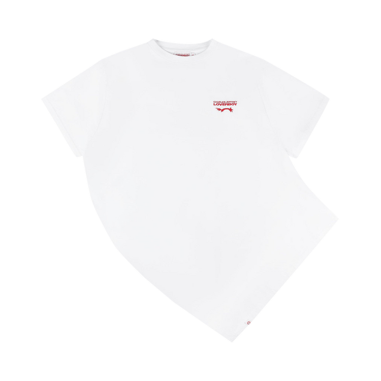 Charles Jeffrey Loverboy Topsy Turvy Tee "White"
