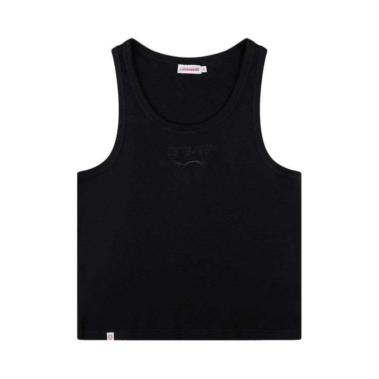 Charles Jeffrey Loverboy Knitted Logo Tank Top "Black"