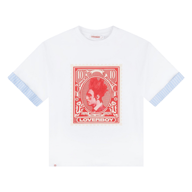 Charles Jeffrey Loverboy Turn Up Tee "White"