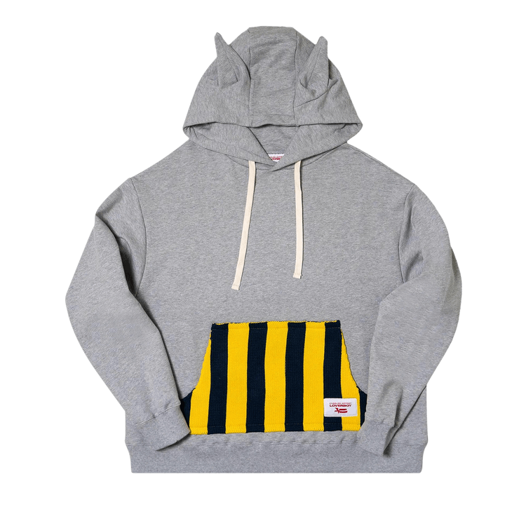 Charles Jeffrey Loverboy Patch Rabbit Ears Hoodie "Grey"