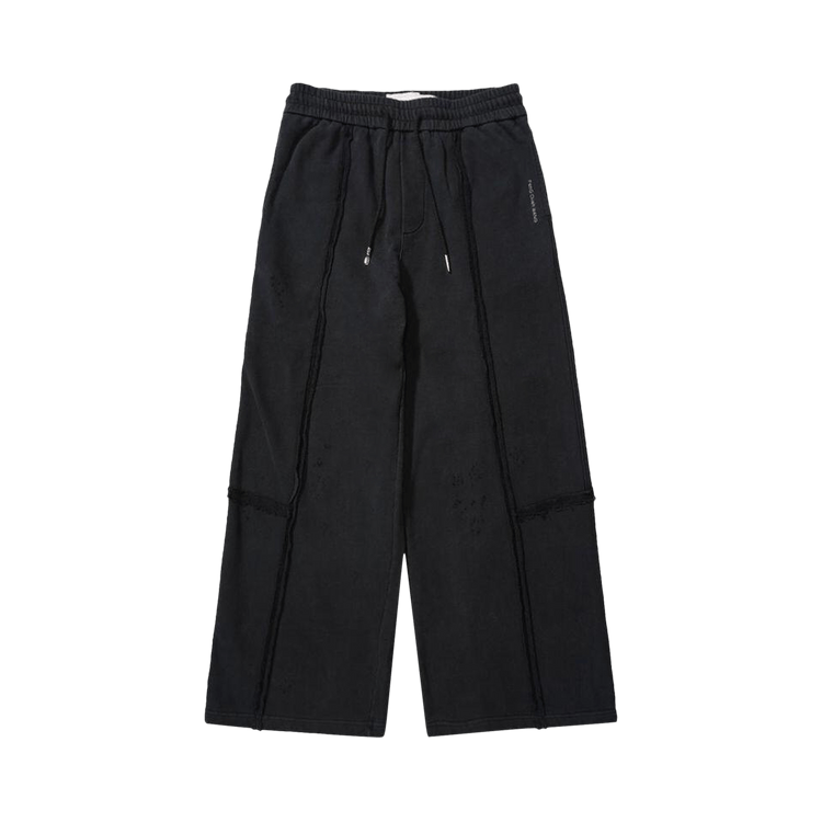 Feng Chen Wang Washed Deconstruction Sweatpants "Black"
