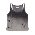 Feng Chen Wang Denim Gradient Print Vest "Black"