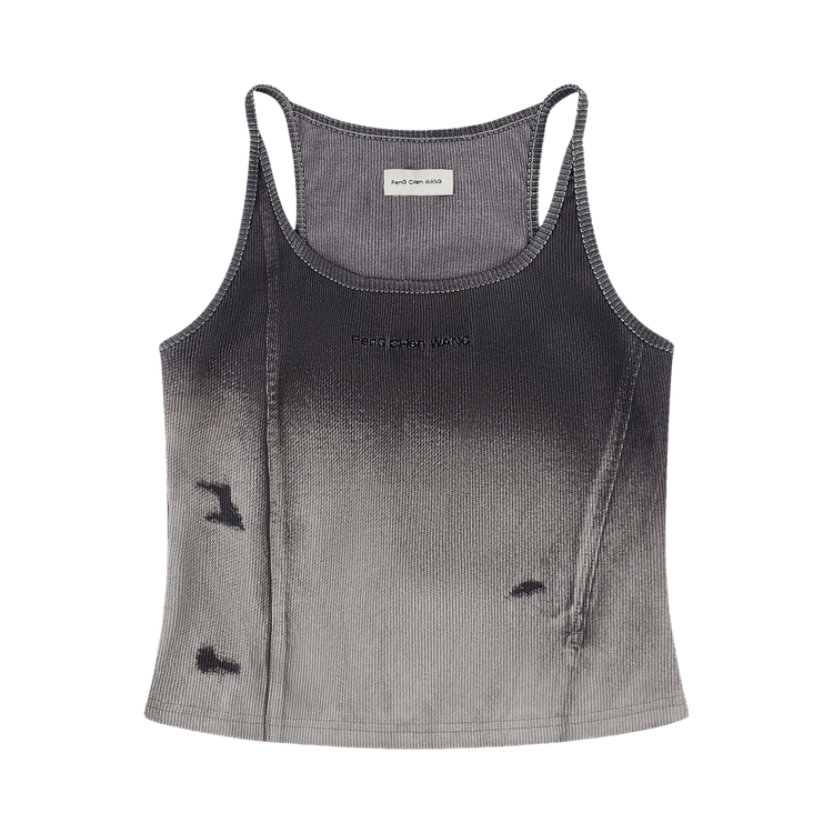 Feng Chen Wang Denim Gradient Print Vest "Black"