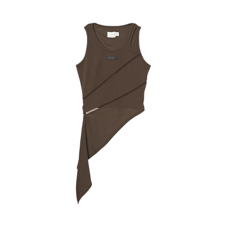 Feng Chen Wang Patchwork Vest "Brown"