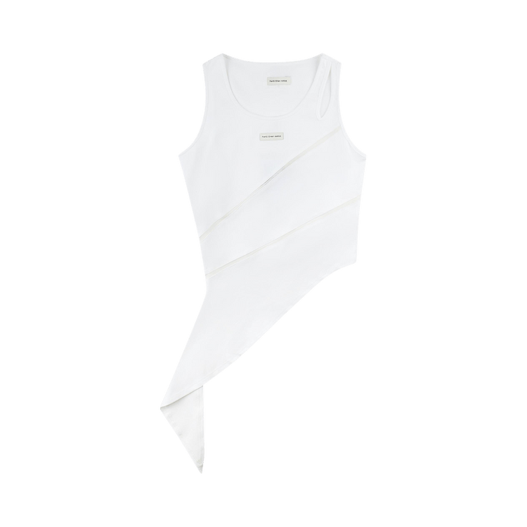 Feng Chen Wang Patchwork Vest "White"