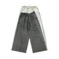 Feng Chen Wang Denim Deconstructed Printed Pants "Grey"