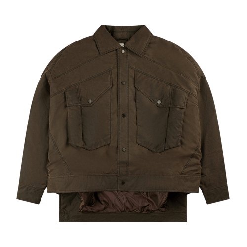 Feng Chen Wang Deconstructed Cargo Jacket "Brown"