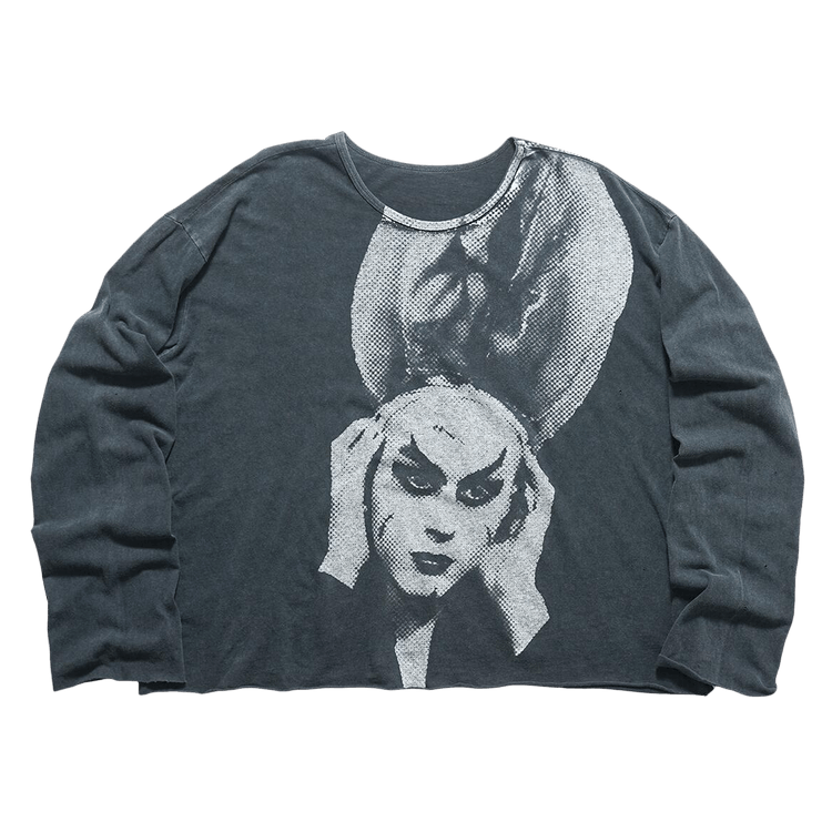 RIVINGTON roi Rebis Clayton Long-Sleeve Tee "Vintage Black"