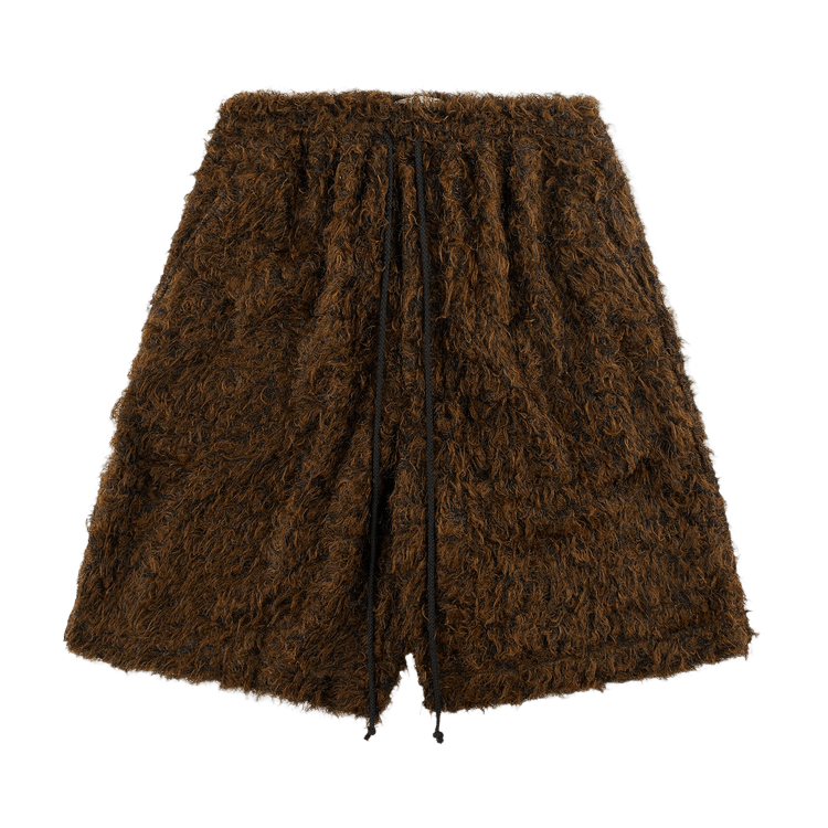 Song for the Mute Elasticated Shorts "Black/Brown"