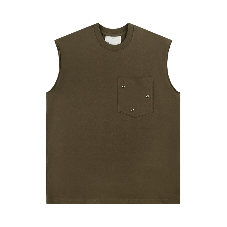 Song for the Mute Arabesque Sleeveless Tee "Camo"