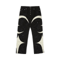 Thug Club Leather Washing Denim Pants "Black"