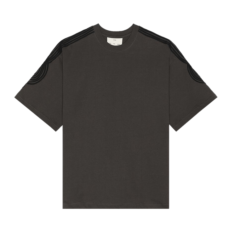 Song for the Mute Applique Gym Tee "Washed Black"