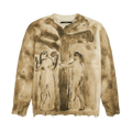 Song for the Mute Digital Print Oversized Sweater "Sepia"
