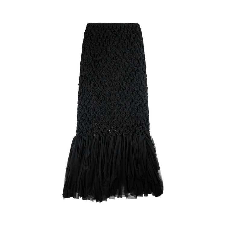 Song for the Mute Macrame Skirt "Black"