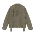 Homme Plissé Issey Miyake Parachute Jacket "Khaki"