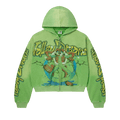 Vale Forever Taz Zip Up Hoodie "Lime"