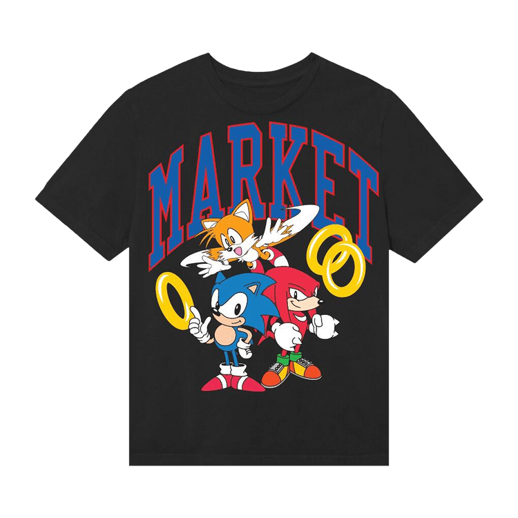 Market x Sonic Group T-Shirt "Black"