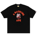 BAPE Map Camo College Relaxed Fit Tee "Black"