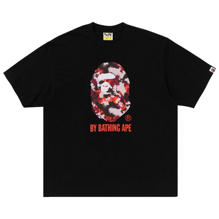 BAPE Map Camo By Bathing Ape Relaxed Fit Tee "Black"
