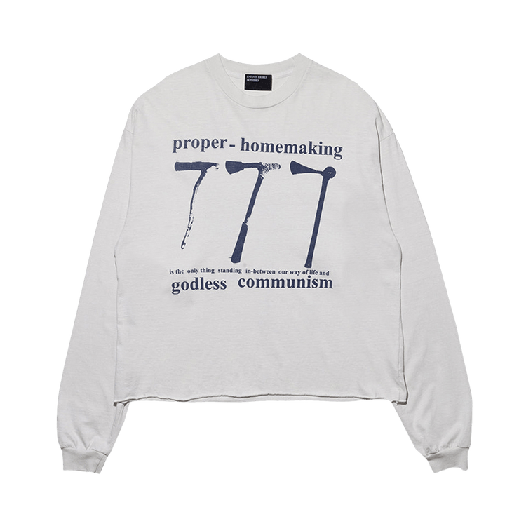 Enfants Riches Déprimés 777 Long-Sleeve T-Shirt "Faded White"