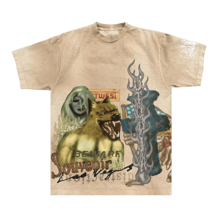 Cactus Jack by Travis Scott Bazaar Souvenir Tee "Multicolor"