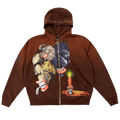 Cactus Jack by Travis Scott x Ecko Maintaining Zip Hoodie "Brown"