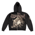 Cactus Jack by Travis Scott Utopia My Eyes Zip Hoodie "Black"
