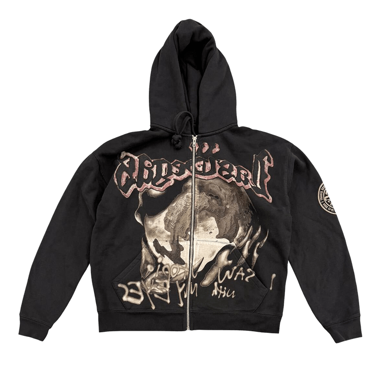 Cactus Jack by Travis Scott Utopia My Eyes Zip Hoodie "Black"