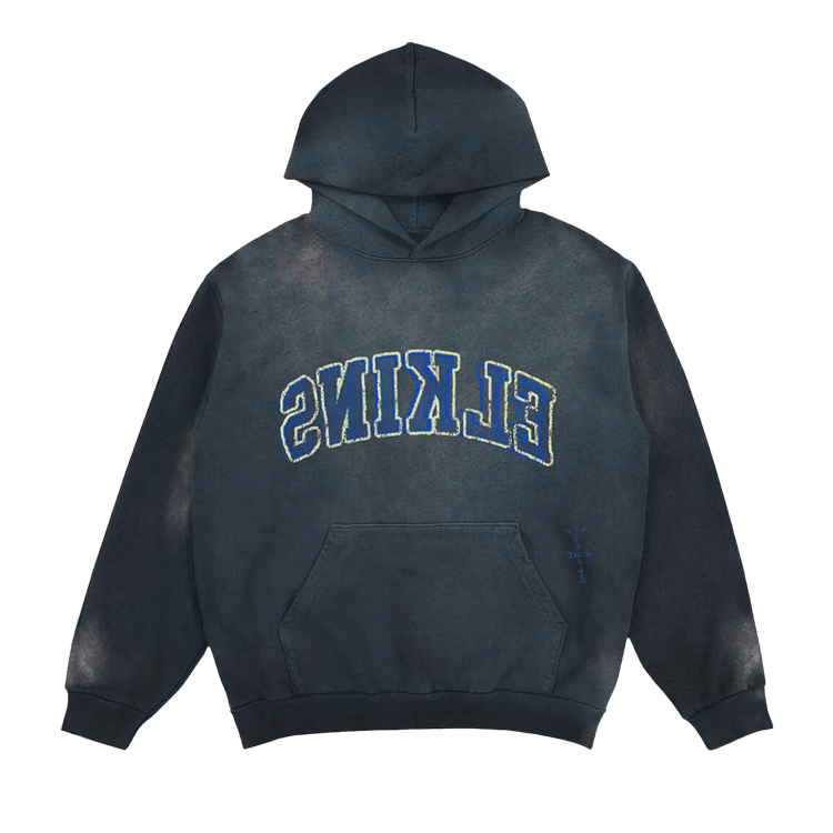 Cactus Jack by Travis Scott Elkins High School Hoodie "Black"