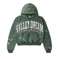 Vale Forever Paint Zip Up Hoodie "Pine"