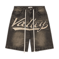 Vale Forever Skittles Jorts "Black/Cream"