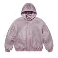 Supreme Studded Hooded Leather Jacket "Lilac"