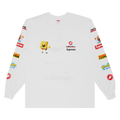 Supreme x Spongebob Squarepants x Castelli Racing Long-Sleeve Tee "White"