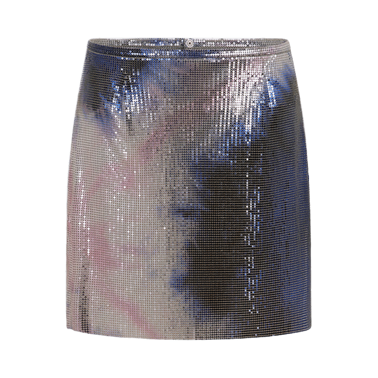 Rabanne Jupe Mini Skirt "Blue Tie-Dye"