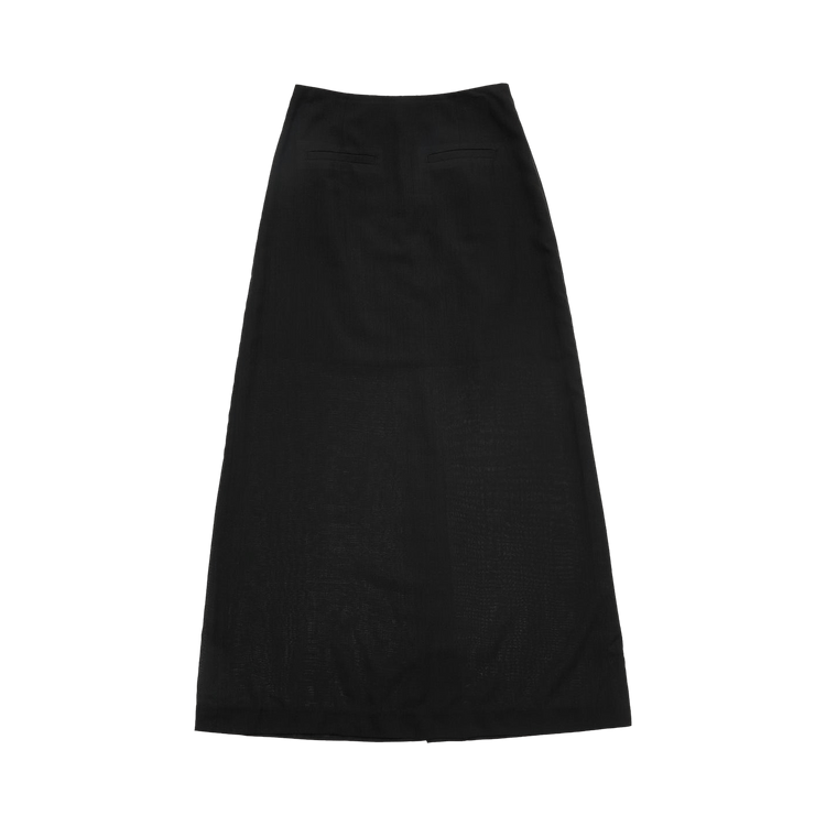 Amomento Sheer Maxi Long Skirt "Black"