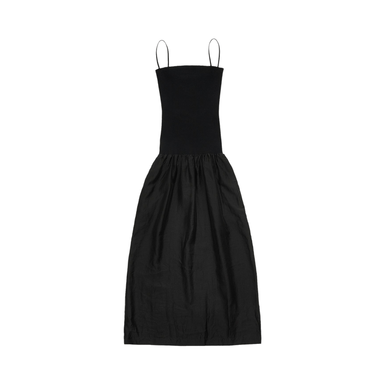 Amomento Silky Knit Maxi Dress "Black"