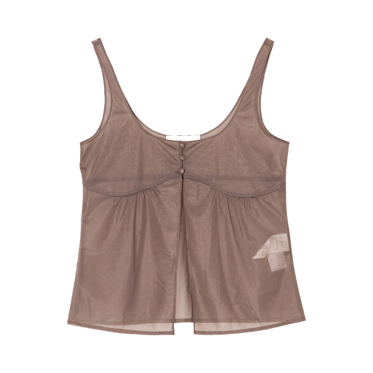 Amomento Sheer Bra Top "Brown"